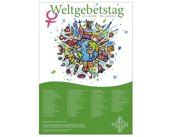 Plakat "Weltgebetstag 1927-2031"