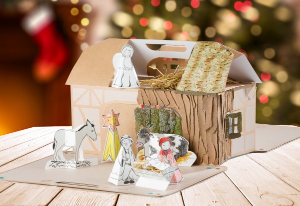 Pappka Spielhaus Krippenedition