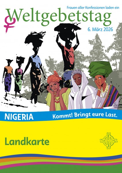 Landkarte Nigeria