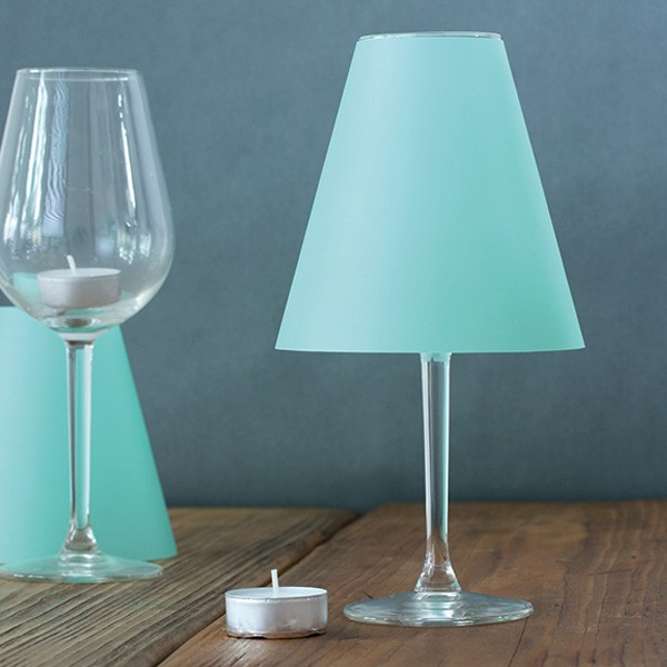 Zarte Helene – 3 Lampenschirme in mint