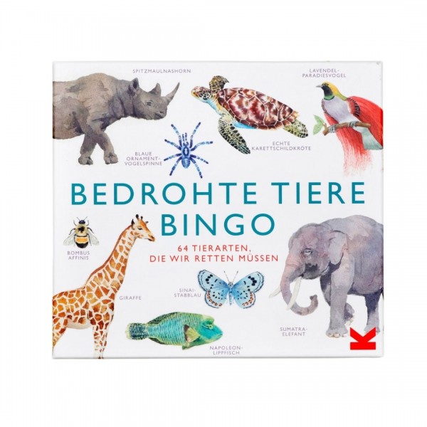 Bedrohte Tiere Bingo; EAN: 9783962442088