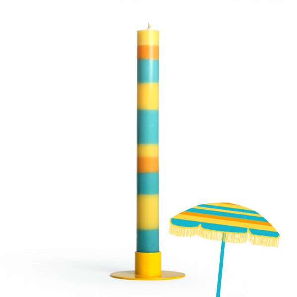 not the girl who misses much; Endlich – Urlaubsgrußkerze