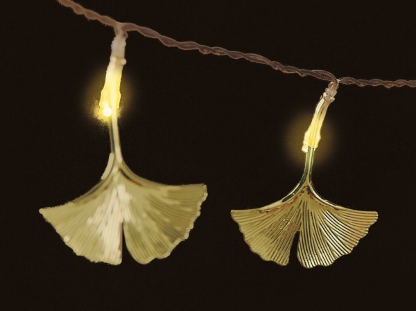 Lichterkette Ginkgo