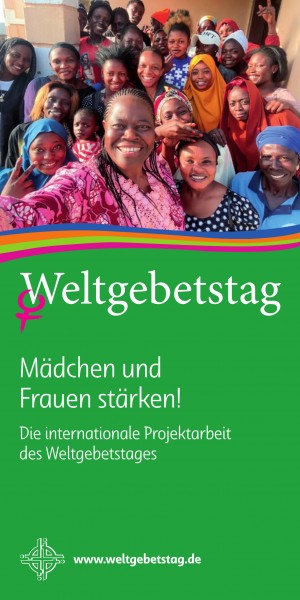 Weltgebetstag Flyer Projektarbeit