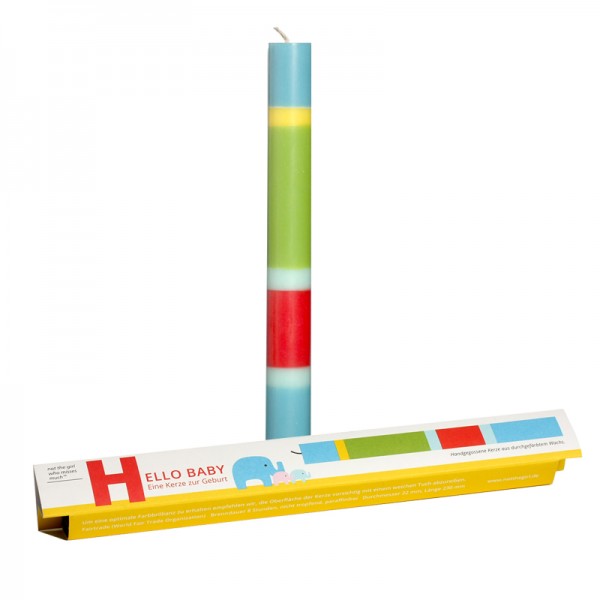 Kerzengruß Hello Baby