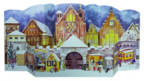 Panorama Adventskalender Am Domplatz
