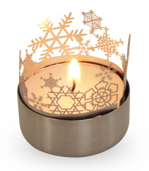 13gramm: Schneesterne Windlicht Schattenspiel 4250605100117