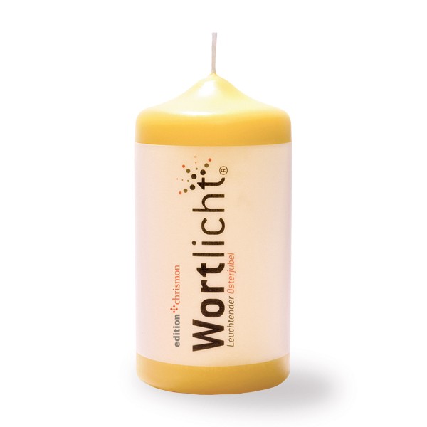 Leuchtender Osterjubel, Wortlicht-Kerze