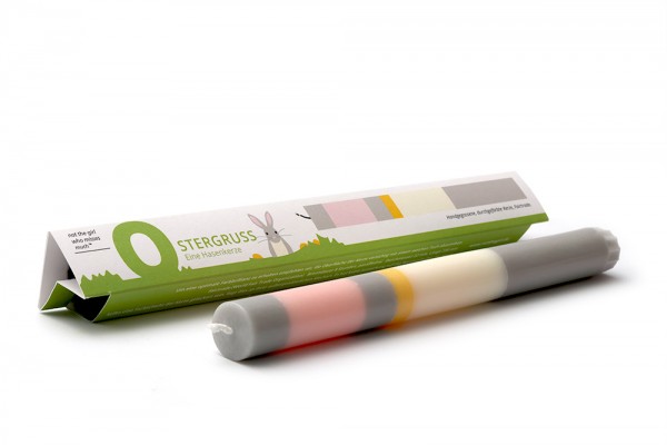 Grußkerze Osterhase