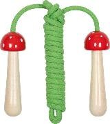 Springseil Fliegenpilz mit Holzgriffen