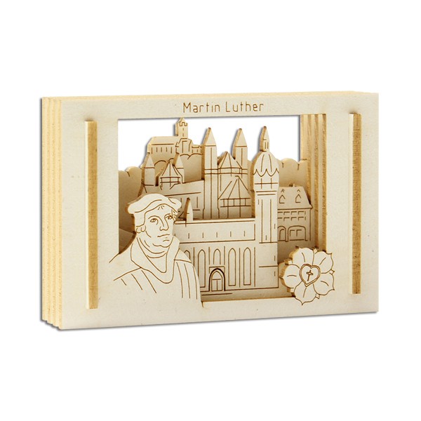 Mini-Luther in der Streichholzschachtel