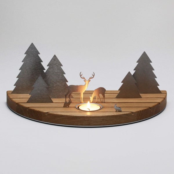 unoferrum: SILHOUETTE M Winterlandschaft Eiche