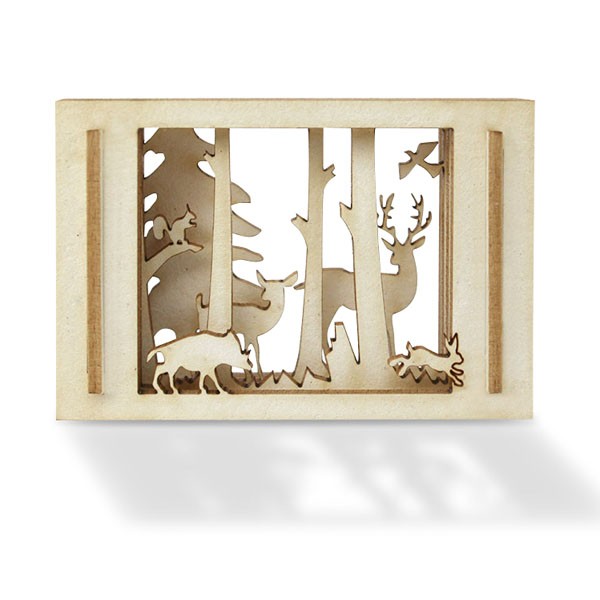 Mini-Wald in der Streichholzschachtel