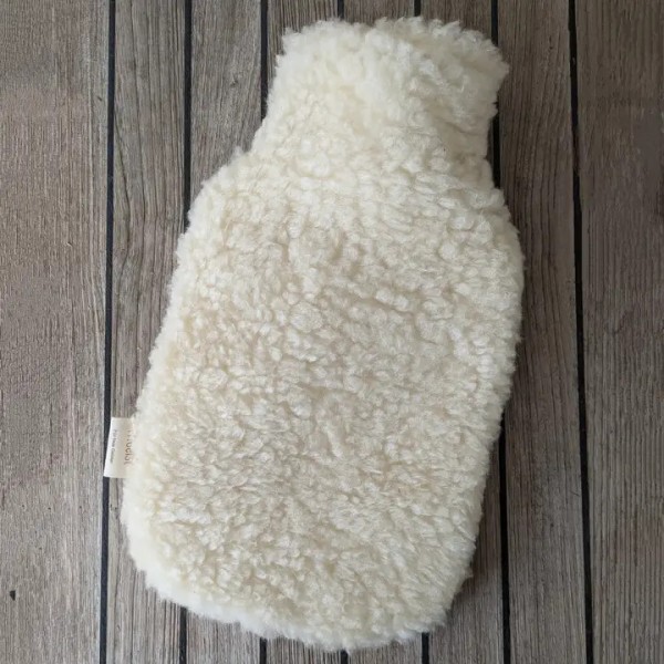 Wärmflasche Knuddel Buddel mit Schurwollbezug
